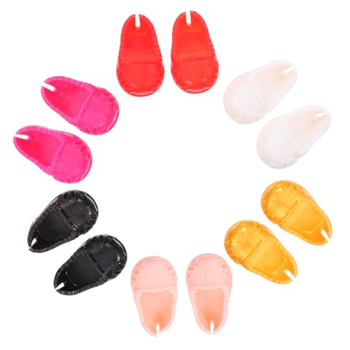 GARIOUANS 6Paare Puppenschuhe für Große Puppen Mini Hausschuhe und Puppenzubehör zur Dekoration und Kostümgestaltung GARIOUANS 6Paare Puppenschuhe für Große Puppen Mini Hausschuhe und Puppenzubehör zur Dekoration und Kostümgestaltung von GARIOUANS