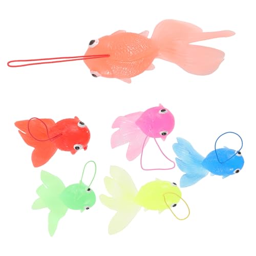 GARIOUANS 6Stücke Simulation Modelle Lebensnahe Aquarium Dekoration Halbtransparente Softgummi Spielzeuge für Fördert Farberkennung und Vorstellungskraft Aquarium GARIOUANS 6Stücke Simulation Modelle Lebensnahe Aquarium Dekoration Halbtransparente Softgummi Spielzeuge für Fördert Farberkennung und Vorstellungskraft Aquarium von GARIOUANS