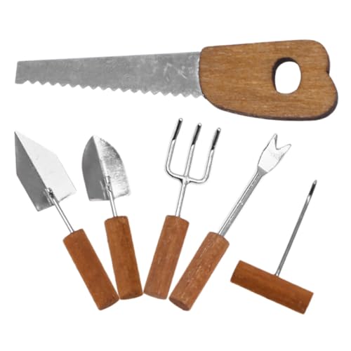 GARIOUANS 6pcs Puppenhaus Gartengeräte Puppenhaus Miniatur Schaufel Und Rechen Für Garten Landschaft Mini Puppenhaus Zubehör GARIOUANS 6pcs Puppenhaus Gartengeräte Puppenhaus Miniatur Schaufel Und Rechen Für Garten Landschaft Mini Puppenhaus Zubehör von GARIOUANS
