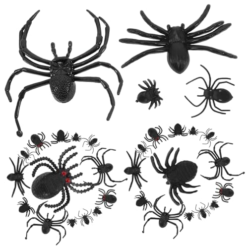 GARIOUANS 70 Stück Teiliges Realistische Spinnen für Halloween Deko Party Streich Requisiten und Gruselige Dekorationen für GARIOUANS 70 Stück Teiliges Realistische Spinnen für Halloween Deko Party Streich Requisiten und Gruselige Dekorationen für von GARIOUANS