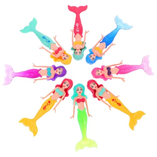GARIOUANS 8 Stück Meerjungfrau Schwimmspielzeug schwimmende meerjungfrau Kleines Meerjungfrauen-Poolspielzeug Meerjungfrau-Schwimmspielzeug Schwimmbad Abs GARIOUANS 8 Stück Meerjungfrau Schwimmspielzeug schwimmende meerjungfrau Kleines Meerjungfrauen-Poolspielzeug Meerjungfrau-Schwimmspielzeug Schwimmbad Abs von GARIOUANS