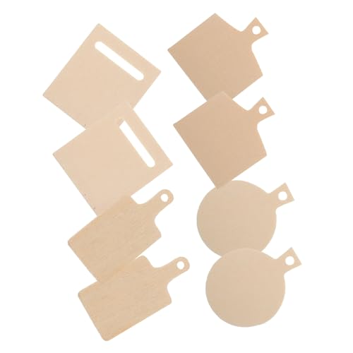 GARIOUANS 8 Stück Mini Schneidebrett Modell Schneidebrett Miniatur Kochbrett Holzbrett Kleine Wurstbretter Mini Puppenhausküche Puppenhaus Miniaturen Bastelbrett Beige Holz GARIOUANS 8 Stück Mini Schneidebrett Modell Schneidebrett Miniatur Kochbrett Holzbrett Kleine Wurstbretter Mini Puppenhausküche Puppenhaus Miniaturen Bastelbrett Beige Holz von GARIOUANS