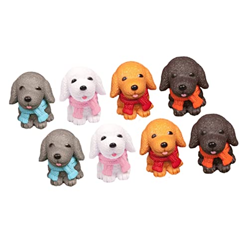 GARIOUANS 8 Stück Miniatur Hunde Figuren Teiliges Farbenfrohes Hundedekor aus Hochwertigem Resin für Kreative Deko für Zuhause und Unterwegs GARIOUANS 8 Stück Miniatur Hunde Figuren Teiliges Farbenfrohes Hundedekor aus Hochwertigem Resin für Kreative Deko für Zuhause und Unterwegs von GARIOUANS