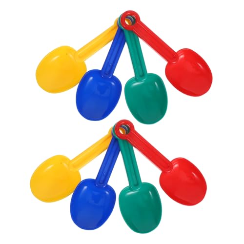 GARIOUANS 8 Stück Teiliges Bunte Kinderschaufeln aus Kunststoff Mini Sandschaufeln für Strandspielzeug Sandspielzeug für Graben und Am Strand für Jungen und Mädchen von GARIOUANS