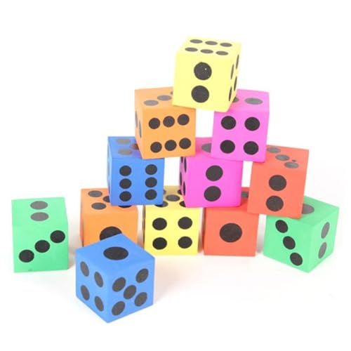GARIOUANS 8 Stück Teiliges Eva Schaumstoffwürfel Große Bunte Spielwürfel für Sicher und Leicht für Mathe Spiele Lernspielzeug für Drinnen und Draußen Vielseitig für Familie GARIOUANS 8 Stück Teiliges Eva Schaumstoffwürfel Große Bunte Spielwürfel für Sicher und Leicht für Mathe Spiele Lernspielzeug für Drinnen und Draußen Vielseitig für Familie von GARIOUANS
