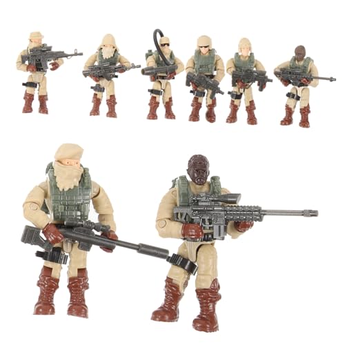 GARIOUANS 8 Stück Teiliges Kleine Militärfiguren Mini Soldatenmodelle Beweglich für Sandtisch Dekoration DIY Landschaftsspielzeug GARIOUANS 8 Stück Teiliges Kleine Militärfiguren Mini Soldatenmodelle Beweglich für Sandtisch Dekoration DIY Landschaftsspielzeug von GARIOUANS