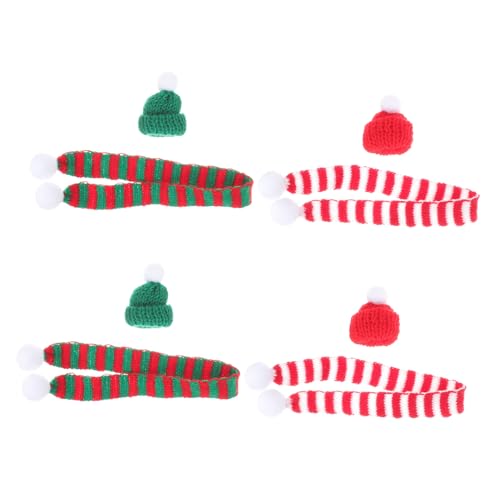 GARIOUANS 8 Stück Teiliges Mini Strickmützen und Schal Handgefertigte Flaschen Deko Weihnachtliche Weinflaschen Abdeckungen Bunte Strickmützen und Schals aus Weichem Garn Vielseitige GARIOUANS 8 Stück Teiliges Mini Strickmützen und Schal Handgefertigte Flaschen Deko Weihnachtliche Weinflaschen Abdeckungen Bunte Strickmützen und Schals aus Weichem Garn Vielseitige von GARIOUANS