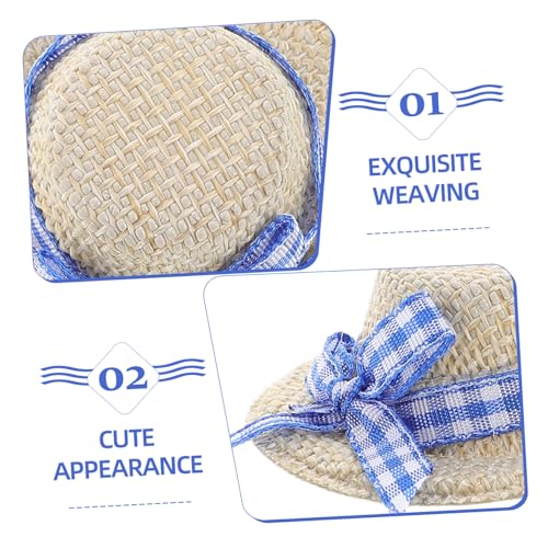 GARIOUANS 8 Stück Teiliges Mini Strohhut für Puppen Handgewebte Leichte Miniatur Hüte mit Vielseitiger Schleife als Puppenhaus Dekoration DIY Bastelzubehör und Modisches Puppenkopfbedeckung GARIOUANS 8 Stück Teiliges Mini Strohhut für Puppen Handgewebte Leichte Miniatur Hüte mit Vielseitiger Schleife als Puppenhaus Dekoration DIY Bastelzubehör und Modisches Puppenkopfbedeckung von GARIOUANS