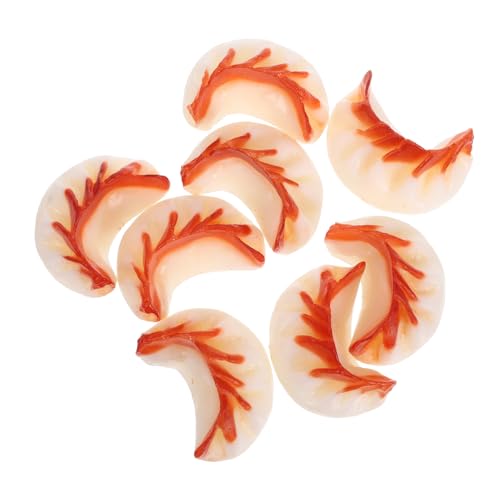 GARIOUANS 8 Stück Teiliges PVC-Dumpling Realistische Chinesische Essens-attrappe für Küche Laden Fotografie Stabile Nachbildung von Gebratenen und Gebackenen Teigtaschen GARIOUANS 8 Stück Teiliges PVC-Dumpling Realistische Chinesische Essens-attrappe für Küche Laden Fotografie Stabile Nachbildung von Gebratenen und Gebackenen Teigtaschen von GARIOUANS