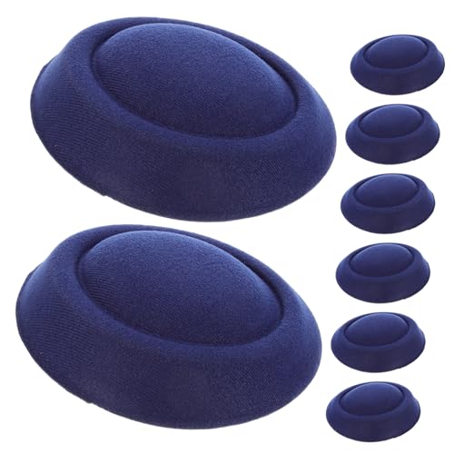 GARIOUANS 8 Stück Teiliges Pillbox Fascinator Basishüte Kleine Dekorative Haaraccessoires für Damen Vielseitig für DIY Kopfschmuck Partys Cosplay und Elegante Anlässe Geeignet von GARIOUANS
