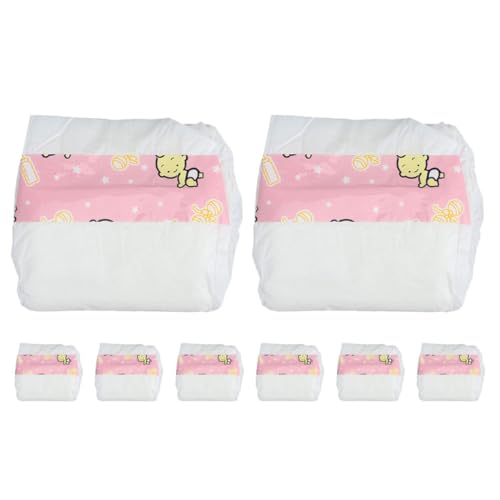 GARIOUANS 8 Stück Teiliges Puppenwindel für Mini Puppen Niedliche Puppenunterwäsche Realistische Puppenaccessoires für Zuhause Kindergarten und Spielgruppen Fördert und Kreatives GARIOUANS 8 Stück Teiliges Puppenwindel für Mini Puppen Niedliche Puppenunterwäsche Realistische Puppenaccessoires für Zuhause Kindergarten und Spielgruppen Fördert und Kreatives von GARIOUANS