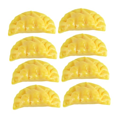 GARIOUANS 8 Stück Teiliges Realistisches Eierknödel Modell Künstliche Dumplings Lebensmittelmodelle für Küchendekoration Party Deko Realistische Nachbildung GARIOUANS 8 Stück Teiliges Realistisches Eierknödel Modell Künstliche Dumplings Lebensmittelmodelle für Küchendekoration Party Deko Realistische Nachbildung von GARIOUANS