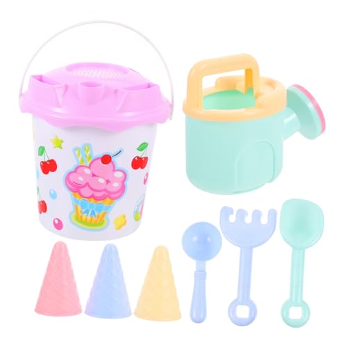 GARIOUANS 8 Stück Teiliges Sandspielzeug Set für Bunte Mini Eimer aus Strandspielzeug Fördert Koordination für Strand Garten und Spielplatz von GARIOUANS