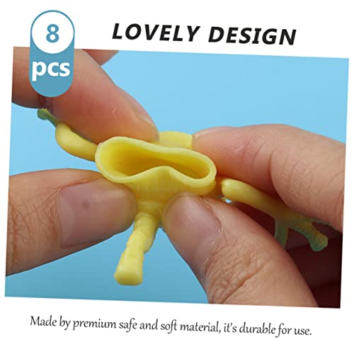 GARIOUANS 8 Stück Teiliges TPR Hand und Fingerpuppen Weiche Kinderfingerpuppen Niedlichen Koboldformen Sicheres Material Kreatives für Partyspaß von GARIOUANS