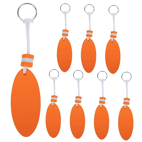 GARIOUANS 8Stücke Eva Schlüsselanhänger Schwimmende Stylische Schlüsselanhänger für Wassersport und Bootfahren Ovales Design Leuchtenden Farben zum Basteln und Verzieren GARIOUANS 8Stücke Eva Schlüsselanhänger Schwimmende Stylische Schlüsselanhänger für Wassersport und Bootfahren Ovales Design Leuchtenden Farben zum Basteln und Verzieren von GARIOUANS