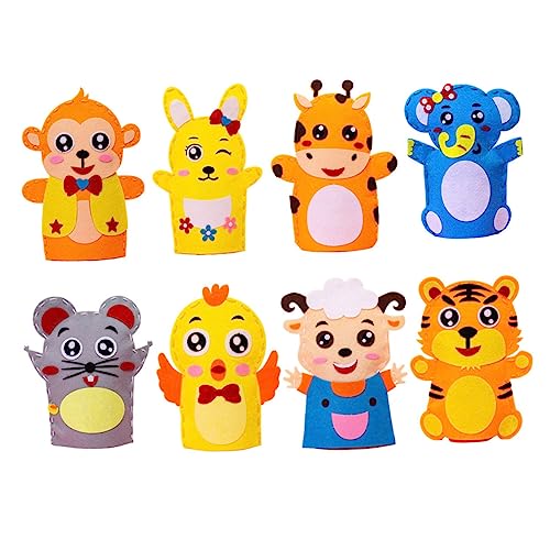 GARIOUANS 8Stücke Teiliges DIY Puppenmaterialset für Kreative Handgemachte Puppen mit Süßen Cartoon Designs Frühen Entwicklung und Eltern Junge Mädchen Interaktion GARIOUANS 8Stücke Teiliges DIY Puppenmaterialset für Kreative Handgemachte Puppen mit Süßen Cartoon Designs Frühen Entwicklung und Eltern Junge Mädchen Interaktion von GARIOUANS