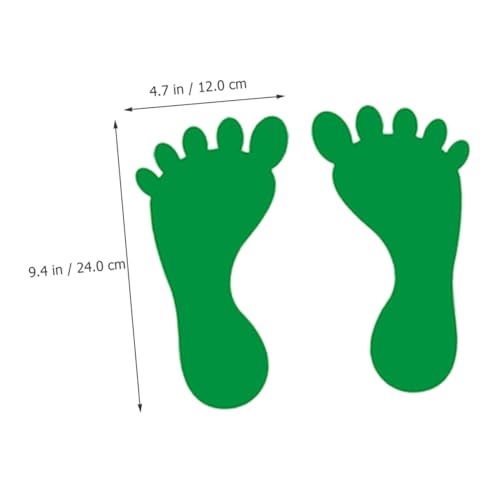 GARIOUANS 9 Paare Bunte Fußabdruck Aufkleber Selbstklebend Wasserfest Rutschhemmend PVC Fußspuren Bodenaufkleber für Kindergarten Kinderzimmer und Spielbereiche zur Farb Zufällige Farbe GARIOUANS 9 Paare Bunte Fußabdruck Aufkleber Selbstklebend Wasserfest Rutschhemmend PVC Fußspuren Bodenaufkleber für Kindergarten Kinderzimmer und Spielbereiche zur Farb Zufällige Farbe von GARIOUANS
