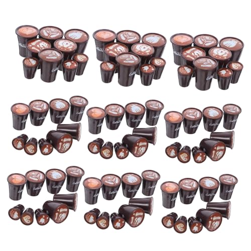 GARIOUANS 90 Stück Resin Mini Cups Set Japanischer Stil Miniatur Latte Art Tassen Für Puppenhaus Küche Mikrolandschaft DIY Zubehör Kreative Tischdekoration GARIOUANS 90 Stück Resin Mini Cups Set Japanischer Stil Miniatur Latte Art Tassen Für Puppenhaus Küche Mikrolandschaft DIY Zubehör Kreative Tischdekoration von GARIOUANS