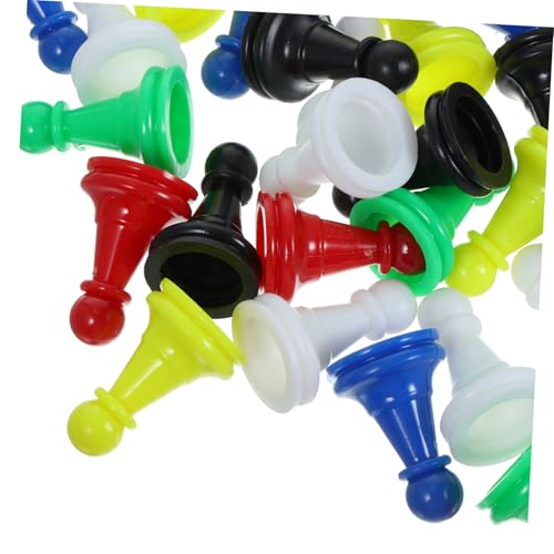 GARIOUANS 96 Stück Teiliges Bunte Kunststoff schachfiguren für Brettspiele Leichte Hohle Spielsteine Multifarbig für Familienspiele Lernspiele und Teamwettkämpfe Zufällige Zufällige Farbe GARIOUANS 96 Stück Teiliges Bunte Kunststoff schachfiguren für Brettspiele Leichte Hohle Spielsteine Multifarbig für Familienspiele Lernspiele und Teamwettkämpfe Zufällige Zufällige Farbe von GARIOUANS