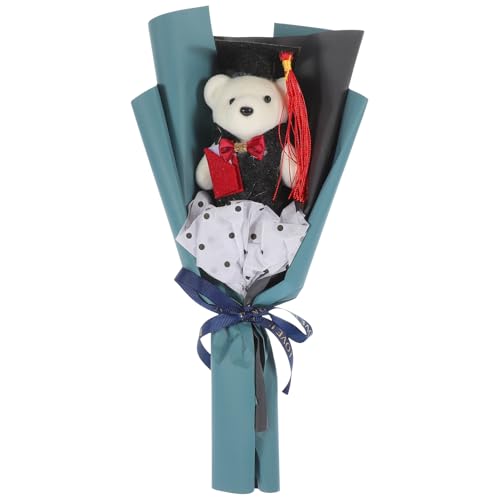GARIOUANS Abschluss Bär Blumenstrauß Niedliches Bouquet mit Abschlussmütze Abschlussfeiern Dekoration für Zuhause oder Büro Geschenkidee für Freunde und Familie GARIOUANS Abschluss Bär Blumenstrauß Niedliches Bouquet mit Abschlussmütze Abschlussfeiern Dekoration für Zuhause oder Büro Geschenkidee für Freunde und Familie von GARIOUANS