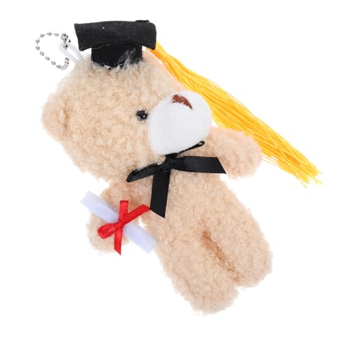 GARIOUANS Abschlussbär Plüschspielzeug mit Doktorhut Weiches Kuscheltier für Abschlussfeier und Partygeschenke DIY Zubehör für Schul und College Abschlüsse Hochwertige Verarbeitung und von GARIOUANS