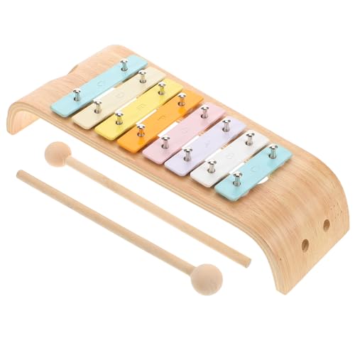 GARIOUANS Aluminium Glockenspiel für Kleinkinder Töne aus Langlebiger Aluminiumlegierung und Holz Fördert Musikalisches Lernen Einfache Notenbeschriftung für Vorschule und Zuhause GARIOUANS Aluminium Glockenspiel für Kleinkinder Töne aus Langlebiger Aluminiumlegierung und Holz Fördert Musikalisches Lernen Einfache Notenbeschriftung für Vorschule und Zuhause von GARIOUANS