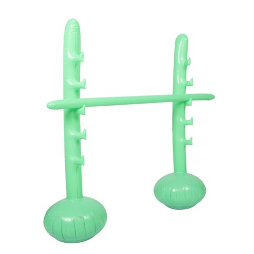 GARIOUANS Aufblasbarer Hawaii Luau Spielstab Grün Sicheres Partyspiel für Erwachsene und Leichtes Tragbares Outdoor Poolspiel Vielseitige Sommer Strand und Garten Dekoration von GARIOUANS