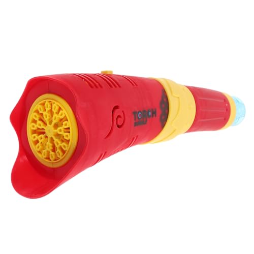 GARIOUANS Automatische Bubble Torch mit LED Lichtern und Musik Batteriebetriebener Elektrischer Mehrloch Bubble Blower Tragbar für Hochzeiten Geburtstage Strand und Innen Sowie von GARIOUANS