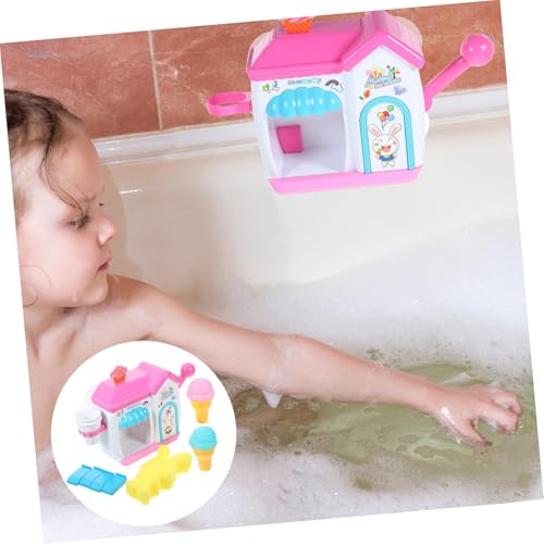 GARIOUANS Badespielzeug Badewanne Bubble Machine mit Gesundem Schaumspender Leise Sicher Fördert Badegewohnheiten Einfach zu Bedienen Farbenfrohes Wasserspielzeug für Zufällige Farbe von GARIOUANS