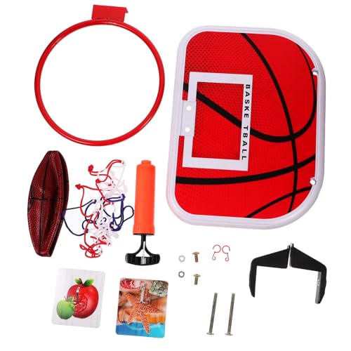 GARIOUANS Basketballkorb Basketballrahmen für Jungen Indoor Outdoor Hängend Robuster Abs Basketballständer zum Geburtstag und Kinderfest Tragbares Basketballspielzeug von GARIOUANS