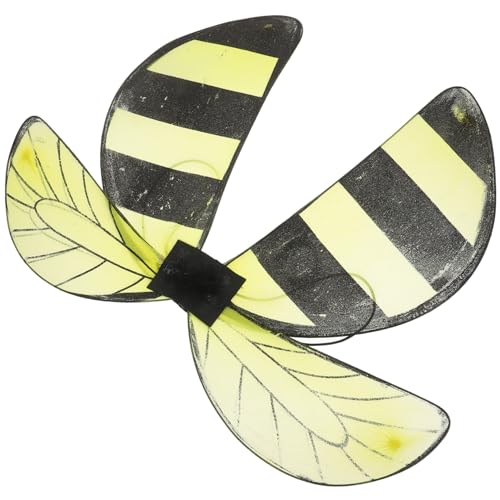 GARIOUANS Bienenflügel Kostüm Zubehör Leichtes Auffälliges Design für Festliche Aufführungen und Partys Tragbare Elfenflügel für Verkleidung und Geeignet GARIOUANS Bienenflügel Kostüm Zubehör Leichtes Auffälliges Design für Festliche Aufführungen und Partys Tragbare Elfenflügel für Verkleidung und Geeignet von GARIOUANS