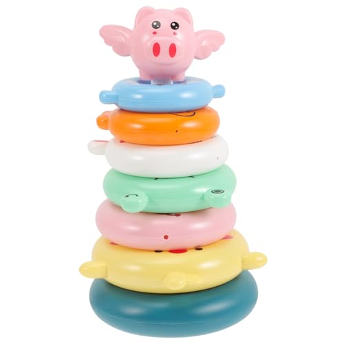 GARIOUANS Bildungsstarkes Stapelspielzeug Schichten Regenbogenring Turm Lernspielzeug Montessori Motorikspielzeug für Feinmotorik Farberkennung Kreativität und Eltern Junge Mädchen Spiel GARIOUANS Bildungsstarkes Stapelspielzeug Schichten Regenbogenring Turm Lernspielzeug Montessori Motorikspielzeug für Feinmotorik Farberkennung Kreativität und Eltern Junge Mädchen Spiel von GARIOUANS