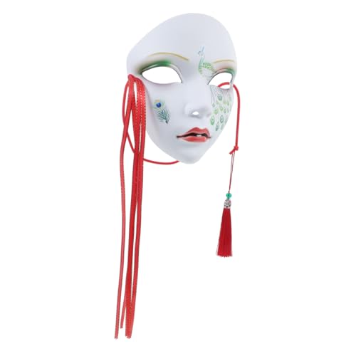 GARIOUANS Chinesische Cosplay Maske Vollgesichtsmaske Traditionelle Handbemalte Beauty Maske Leichtes Material Atmungsaktiv Für Kostümpartys Maskenball Dekoration von GARIOUANS