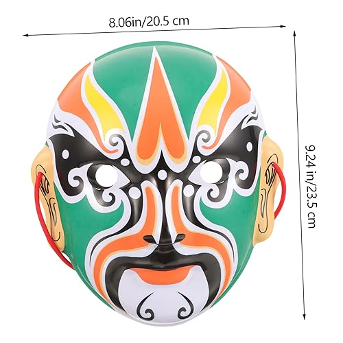 GARIOUANS Chinesische Peking Oper Maske Traditionelles Handgefertigtes Cosplay Requisit Kreative Party und Halloween Deko Sicherer Langlebiger Materialmix Geeignet für Erwachsene von GARIOUANS