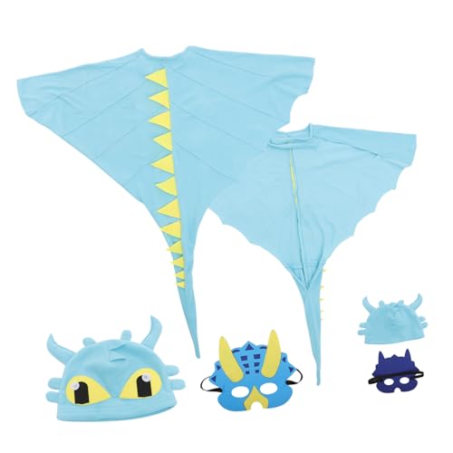 GARIOUANS Dinosaurier Kostüm mit Cape und Maske Buntes Cosplay Halloween Kostüm für Jahre Bequemes Leichtes Rollenspiel Outfit für Party und Verkleidung GARIOUANS Dinosaurier Kostüm mit Cape und Maske Buntes Cosplay Halloween Kostüm für Jahre Bequemes Leichtes Rollenspiel Outfit für Party und Verkleidung von GARIOUANS