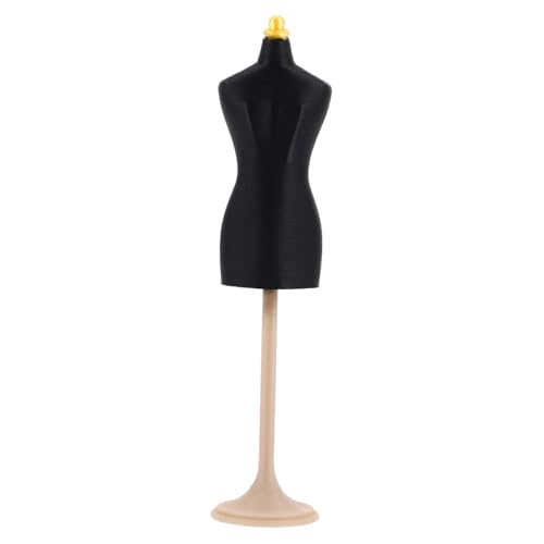 GARIOUANS Doll Dress Form Mannequin mit Stabiler Struktur für Puppenkleidung und Kreative Designs Vielseitig Einsetzbar für Schmuck und Handarbeiten Schwarz GARIOUANS Doll Dress Form Mannequin mit Stabiler Struktur für Puppenkleidung und Kreative Designs Vielseitig Einsetzbar für Schmuck und Handarbeiten Schwarz von GARIOUANS