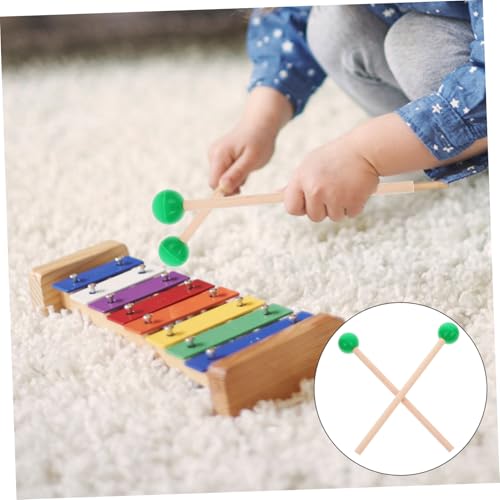 GARIOUANS Drumsticks für Zungentrommel mit Langlebigem Kopf Ergonomischem Griff für Präzisen Klang Geeignet für Anfänger und Musiker Percussion Zubehör GARIOUANS Drumsticks für Zungentrommel mit Langlebigem Kopf Ergonomischem Griff für Präzisen Klang Geeignet für Anfänger und Musiker Percussion Zubehör von GARIOUANS