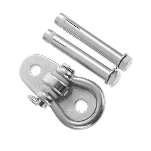 GARIOUANS Edelstahl Schaukelhaken mit Schwenkfunktion Belastbarer Aufhängungs Haken für Hängematten Sandsäcke und Fitnessgeräte Mit Dübel für Stabile Montage Langlebiges Hammock Ersatzteil GARIOUANS Edelstahl Schaukelhaken mit Schwenkfunktion Belastbarer Aufhängungs Haken für Hängematten Sandsäcke und Fitnessgeräte Mit Dübel für Stabile Montage Langlebiges Hammock Ersatzteil von GARIOUANS