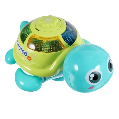 GARIOUANS Elektrische Schildkröte für Interaktive Musik und Lichtspielzeug mit Universellen Rädern für Sicheres für Geburtstagsfeiern und Zufällige Farbe Zufällige Farbe von GARIOUANS