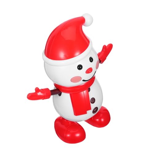 GARIOUANS Elektrischer Tanzender Schneemann Weihnachtsdeko Batteriebetrieben ohne Batterien Lustiges Partydeko Weihnachtsfeier Weihnachtsmann von GARIOUANS