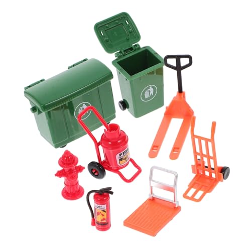 GARIOUANS Feuerwehrspielzeugset für Rollenspiel Set mit Feuerlöscher und Verkehrssimulation Interaktives Lernspielzeug für Kleinkinder Stabiles Material Fördert und Kommunikation von GARIOUANS