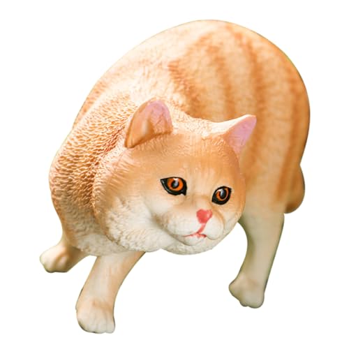 GARIOUANS Figurine Realistische Kurzhaarkatze Niedliches Tischornament für Katzenliebhaber Dekorative Katzenstatue für Zuhause Büro Auto oder Kinderzimmer GARIOUANS Figurine Realistische Kurzhaarkatze Niedliches Tischornament für Katzenliebhaber Dekorative Katzenstatue für Zuhause Büro Auto oder Kinderzimmer von GARIOUANS
