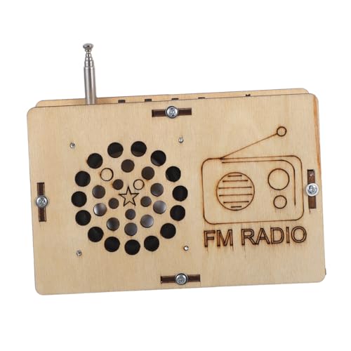 GARIOUANS Fm Radio Bausatz für Stem Lernspielzeug mit Einfachem Aufbau Funktionales Ukw-Radio Modell zum Experimentieren für Wissenschaftsunterricht und Freizeit Geeignet für Jahre von GARIOUANS