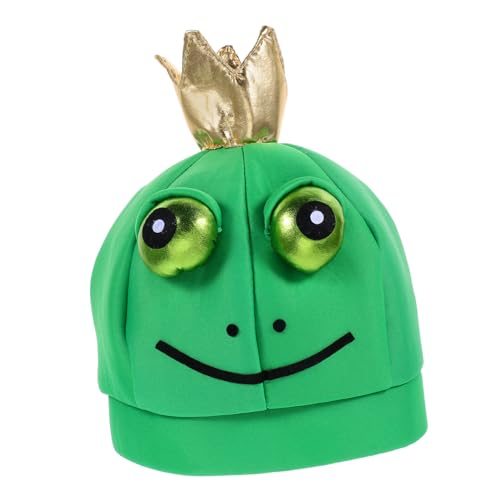 GARIOUANS Froschkostüm Kopfband mit Augen Leichter Tierhut für Halloween und Karneval Vielseitiges Accessoire für Party Cosplay Bühnenauftritte Unisex Angenehm zu Tragen GARIOUANS Froschkostüm Kopfband mit Augen Leichter Tierhut für Halloween und Karneval Vielseitiges Accessoire für Party Cosplay Bühnenauftritte Unisex Angenehm zu Tragen von GARIOUANS
