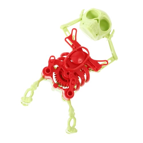 GARIOUANS Gedrucktes Halloween Skelett Tanzendes Aufzieh-Skelett aus Robustem Witzige Tischdeko für Halloween Party Favor Gruseliges Geschenk von GARIOUANS