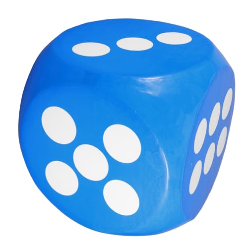 GARIOUANS Giant Foam Dice für Große Schaumstoffwürfel für Lernaktivitäten und Spiele Sicheres Design mit Abgerundeten Ecken für Klassenzimmer und Partys von GARIOUANS