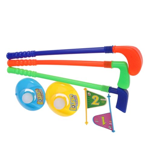 GARIOUANS Golf Set Golfs für Drinnen und Draußen mit Bunten Schlägern und Bällen für Jungen und Mädchen Ab Jahren Fördert die Körperliche Fitness und Zufällige Farbe von GARIOUANS