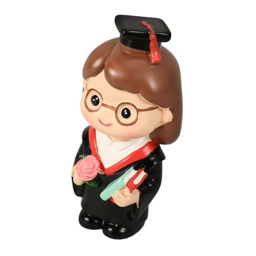 GARIOUANS Graduation Cake Topper Resin Figur Dekoration Abschluss Party Deko Tortendeko für Geburtstag Hochzeit Abschlussfeier Mädchen Cake Decor Topper GARIOUANS Graduation Cake Topper Resin Figur Dekoration Abschluss Party Deko Tortendeko für Geburtstag Hochzeit Abschlussfeier Mädchen Cake Decor Topper von GARIOUANS
