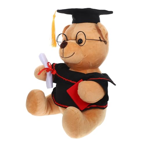 GARIOUANS Graduation Plush Bear Doll Niedlicher Plüschbär für Abschlüsse zur Bestandenen Prüfung Vielseitig Verwendbar Weiche und Plüschmaterialien GARIOUANS Graduation Plush Bear Doll Niedlicher Plüschbär für Abschlüsse zur Bestandenen Prüfung Vielseitig Verwendbar Weiche und Plüschmaterialien von GARIOUANS