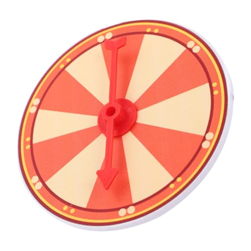 GARIOUANS Hängendes drehspiel Kunststoff Preisrad für Party Spiele DIY Gewinnrad Kompakt Leicht Tragbar für Klassenzimmer Karneval und Jahresfeiern von GARIOUANS
